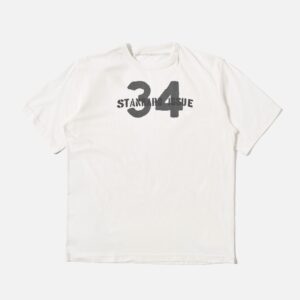 Ecru Single Jersey 34 Printed Core Tee