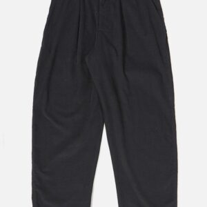 Black Organic Fine Cord Oxford Pant