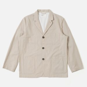 Brown Kennedy Stripe Three Button Jacket