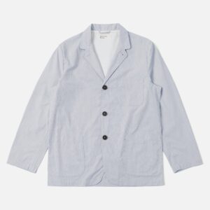 Navy Kennedy Stripe Three Button Jacket