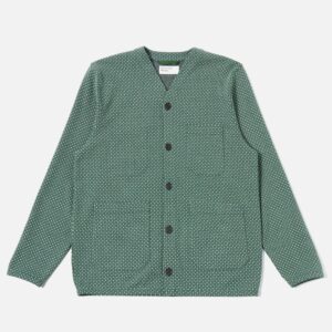 Green Argyll Jersey Cardigan